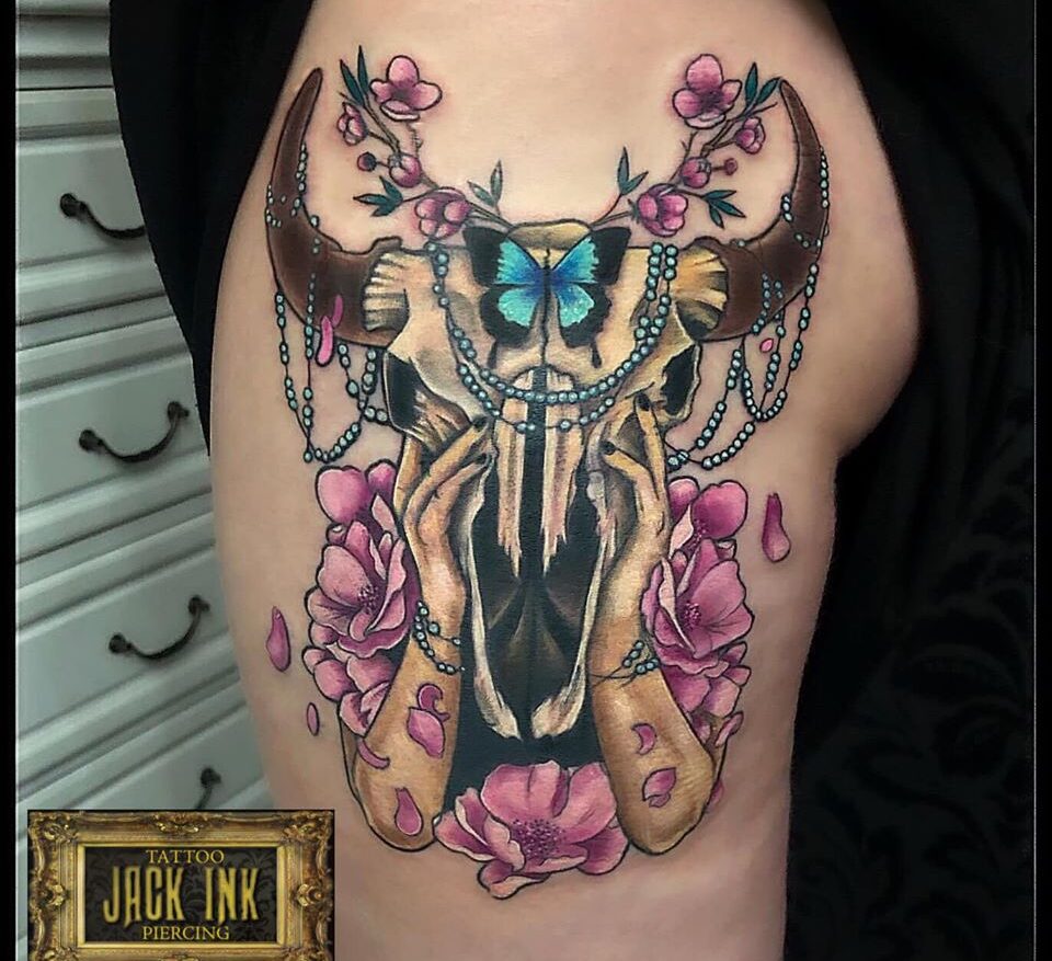 tatuaj color la Jack Ink Baba Novac Tattoo