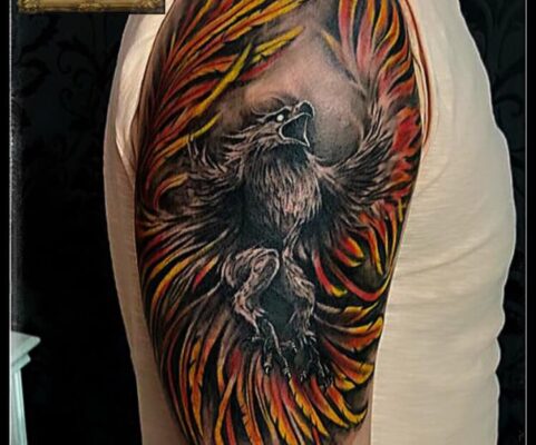 tatuaj grifin pe brat tatuaj grifin pentru barbati